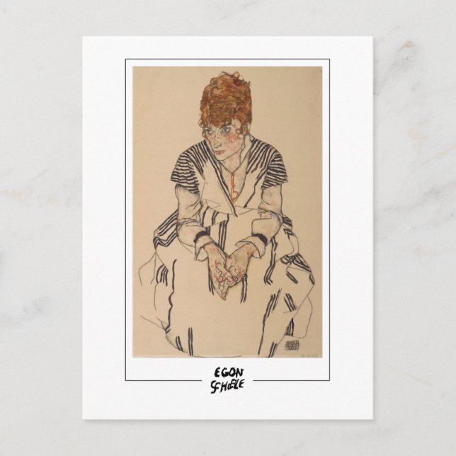 Postal Egon Schiele #234 - Arte Refinado (Anverso)