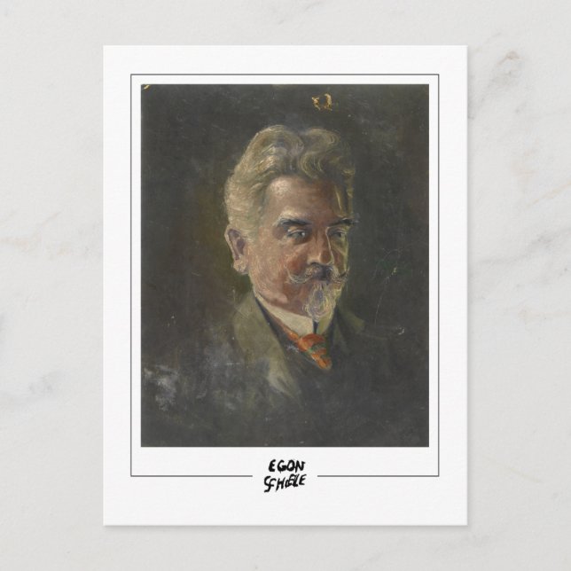 Postal Egon Schiele #254-2 - Bella Artes (Anverso)