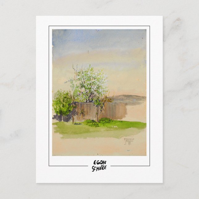 Postal Egon Schiele #379-2 - Arte Refinado (Anverso)