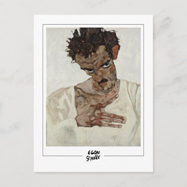 Postal Egon Schiele #463-2 - Arte fino (Anverso)
