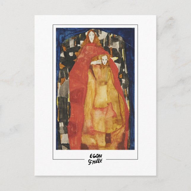 Postal Egon Schiele #578 - Arte Fino (Anverso)