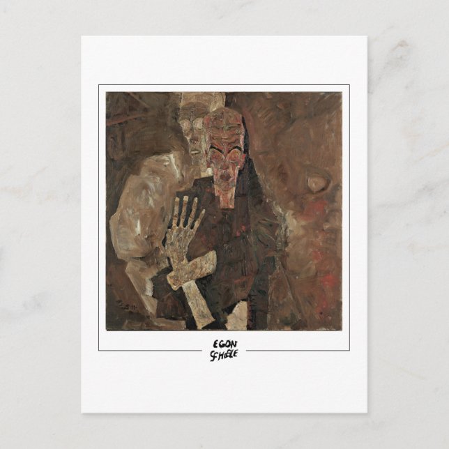 Postal Egon Schiele # 60-2 - Arte Selecto (Anverso)