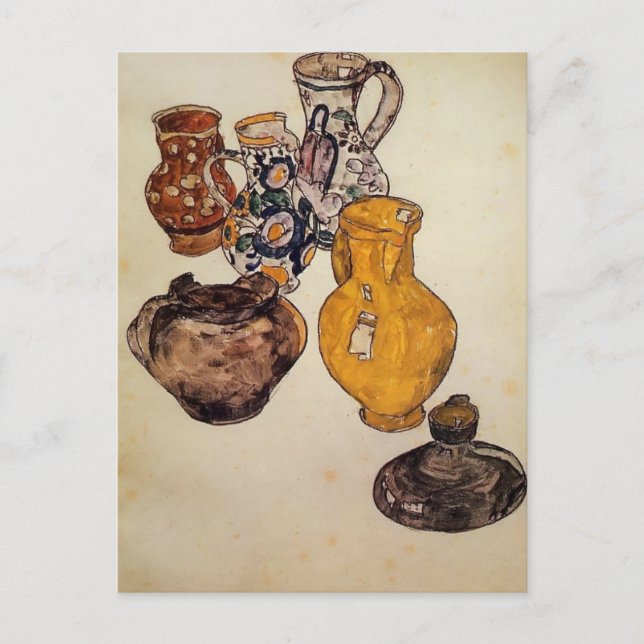 Postal Egon Schiele-Ceramics (Anverso)