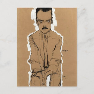 Postal Egon Schiele- Retrato de Eduard Kosmack