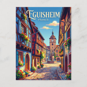 Postal Eguisheim Francia