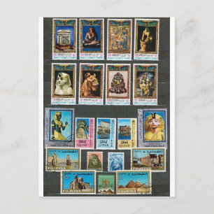 Postal Egyptology en sellos