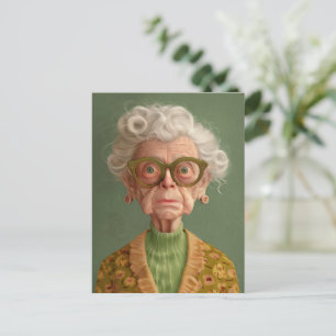 Postal ¿Eh? Retrato de la abuela