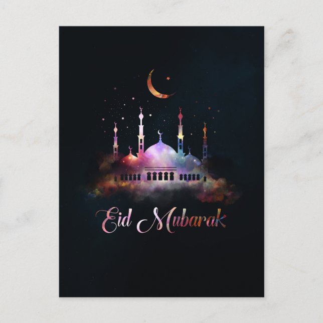 Postal Eid Mubarak - Feliz Eid (Anverso)