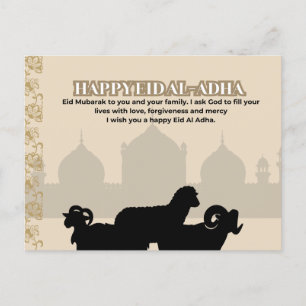 Postal Eid Mubarak para ti y tu familia.