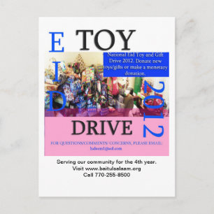 Postal Eid Toy Drive 2012