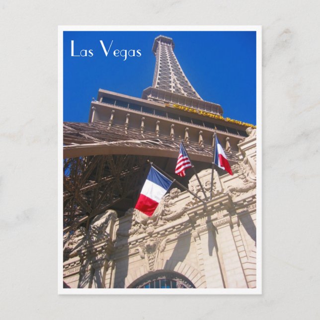 Postal eiffel las vegas (Anverso)