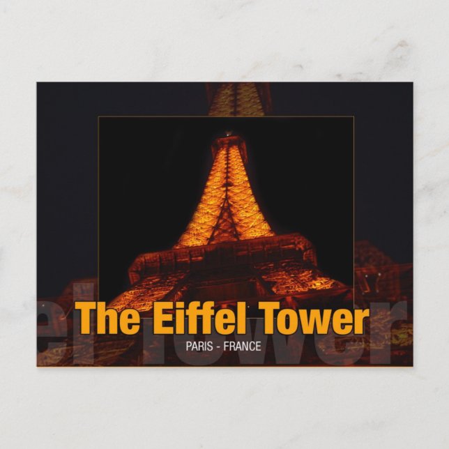 Postal -Eiffel-Torre (Anverso)