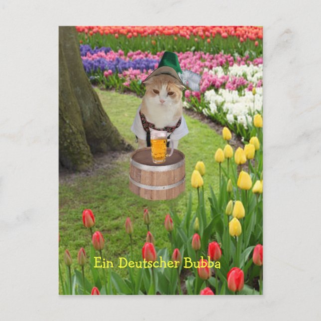 Postal Ein Deutscher Bubba (Anverso)