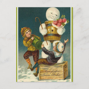 Postal Ein Frohes Neues Jahr Vintage