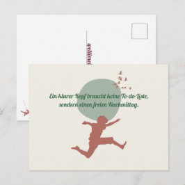Postal Ein klarer Kopf