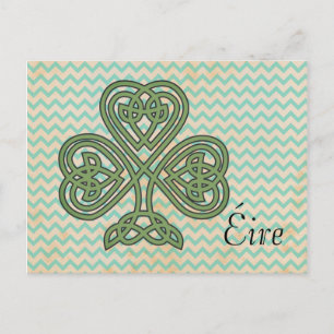 Postal Éire Trébol Celta