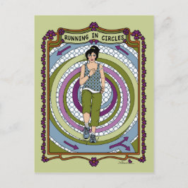 Postal Ejecución en Circles_A_ Postcard