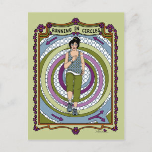 Postal Ejecución en Circles_A_ Postcard