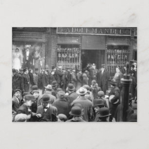 Postal Ejecutar en East Side Bank, NYC, 1912