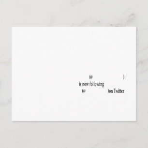 Postal Ejemplo a continuación en Twitter Añadir texto