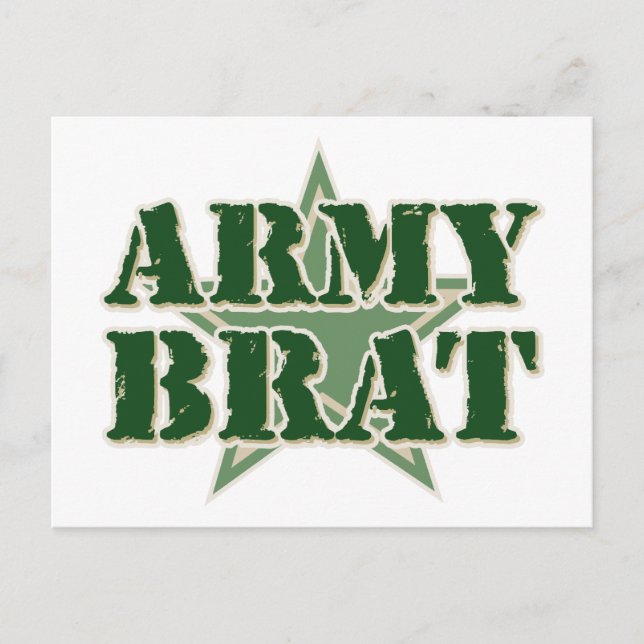 Postal Ejército Brat (Anverso)