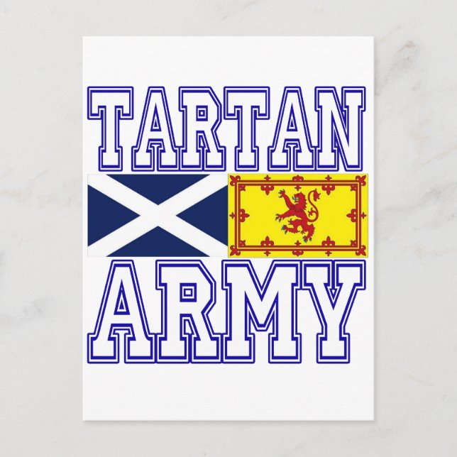 Postal Ejército de Tartán (Anverso)
