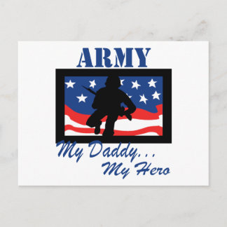 Postal Ejército Mi papá Mi Héroe
