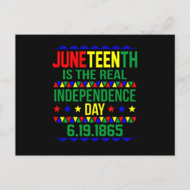 Postal El 18 de junio es el verdadero Día de la Independe