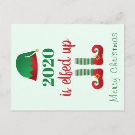 Postal El 2020 Está Harto De Merry Christmas Elf