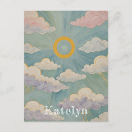 Postal El abrazo de Daybreak personalizado