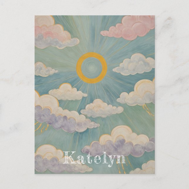 Postal El abrazo de Daybreak personalizado (Anverso)