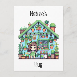 Postal El abrazo de la naturaleza | Amantes De La Planta 