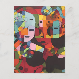 Postal El Abstracter práctico - Ken Gage Art