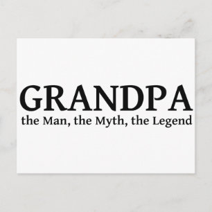 Postal El Abuelo El Mito El Hombre La Leyenda