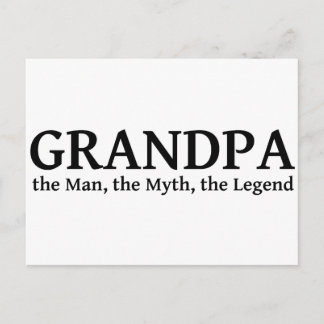 Postal El Abuelo El Mito El Hombre La Leyenda