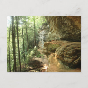 Postal El acantilado de Hocking Hill