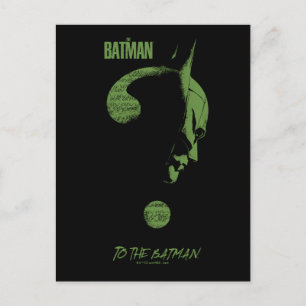Postal El acertijo de "Al Batman" del Acertijo