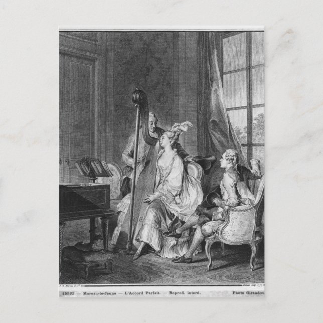 Postal El acorde perfecto (Anverso)