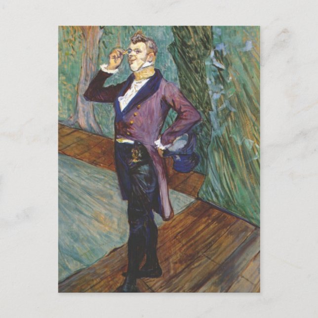 Postal El actor Henry Samary (Anverso)