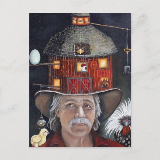 Postal El agricultor (Anverso)