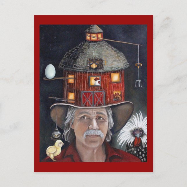 Postal El agricultor (Anverso)