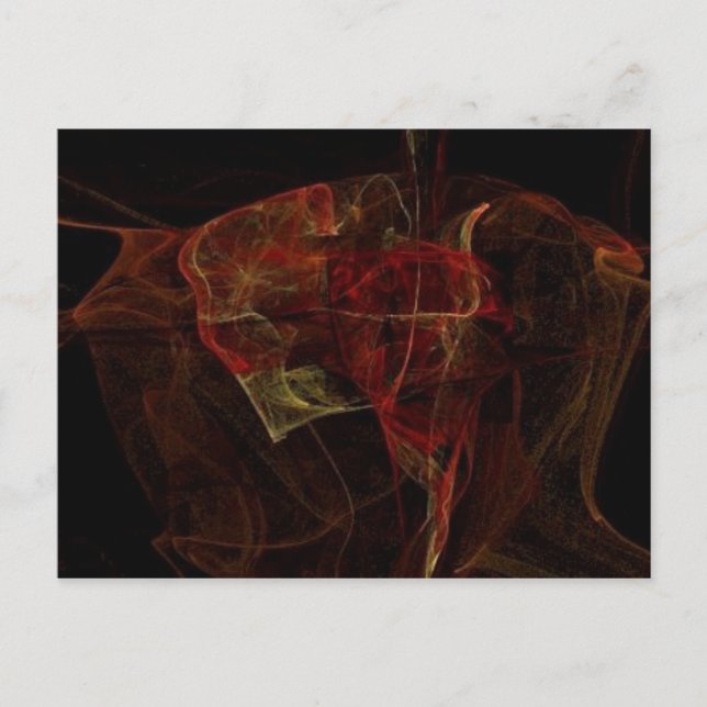 Postal El agua del humo (Anverso)