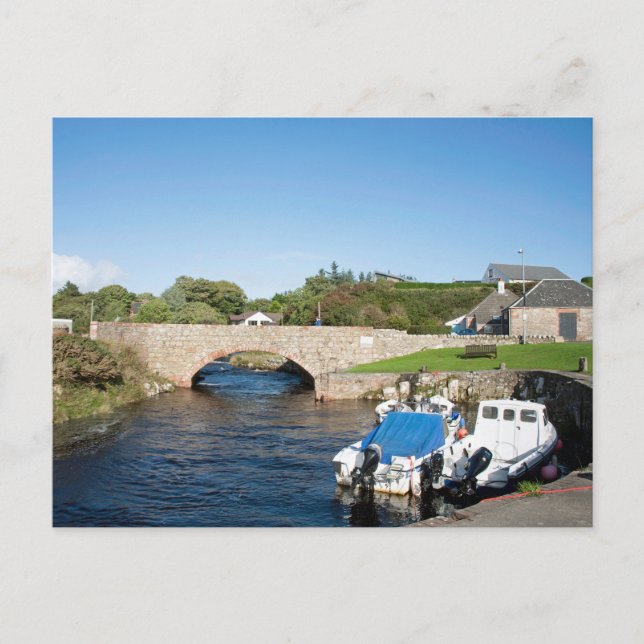 Postal El agua negra (Anverso)