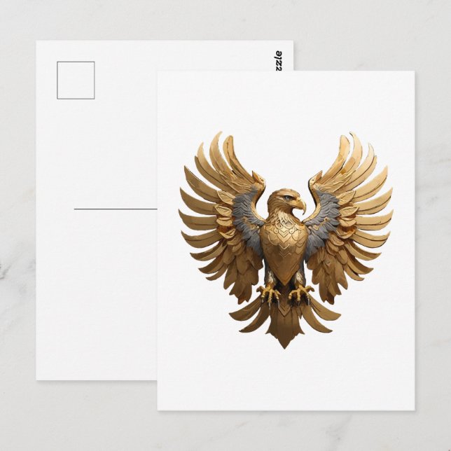 Postal El Águila Real (Anverso / Reverso)