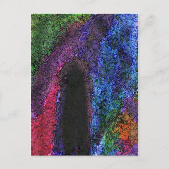 Postal El agujero (Anverso)