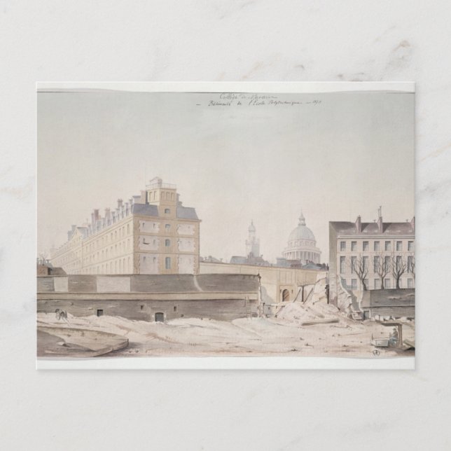 Postal El agujero en la montaña de la rue (Anverso)