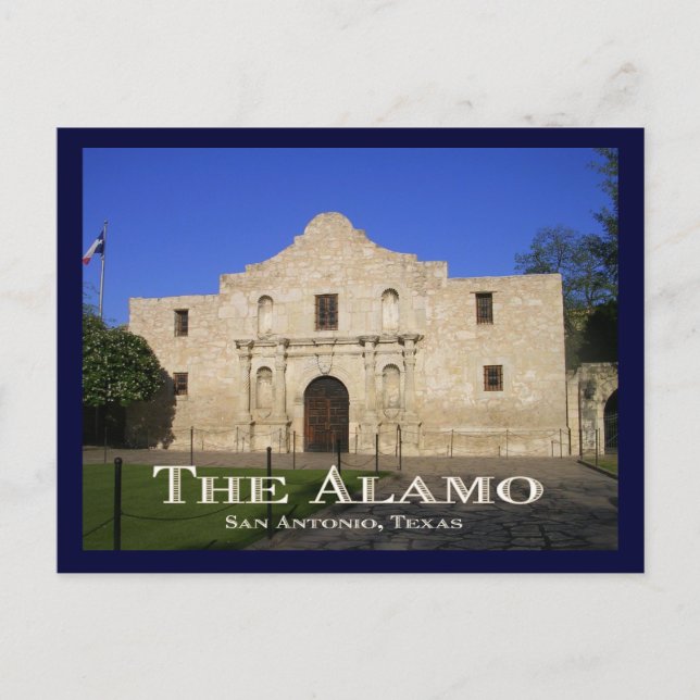 Postal El Álamo, San Antonio, TX. (Anverso)