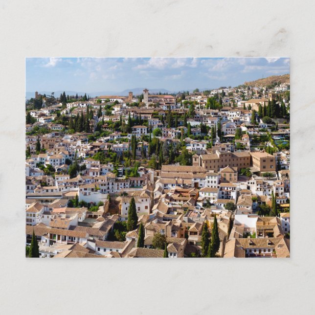 Postal El Albayzin (Anverso)