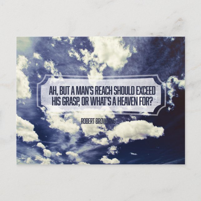 Postal El alcance de un hombre (Anverso)