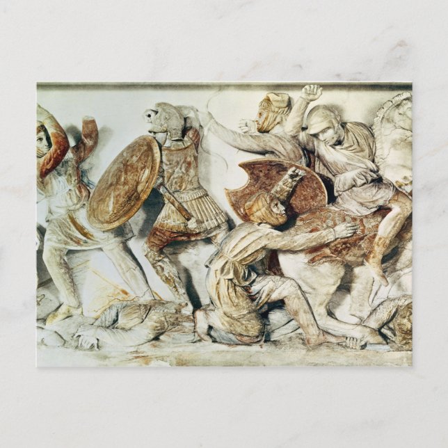 Postal El Alexander Sarcophagus (Anverso)